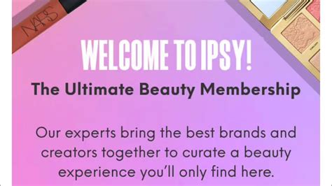 ipsy makeup website.